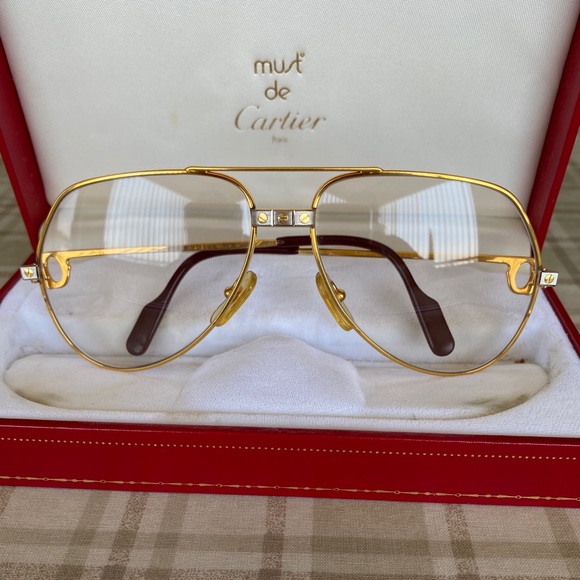 Cartier Other - Cartier Aviator Santos Vintage sunglasses